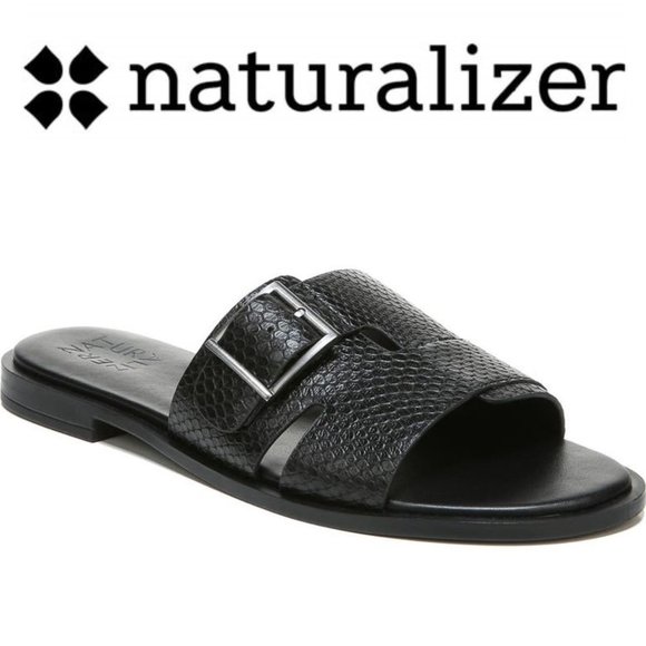 NEW Women's Naturalizer Faryn Slide Sandal, Size 6 and 10 M - Black - Picture 1 of 6